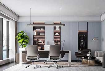 丹东轻奢风格-书房