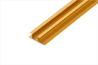 丹东航空纤维墙咔铝合金带灯中条（钛金氧化）